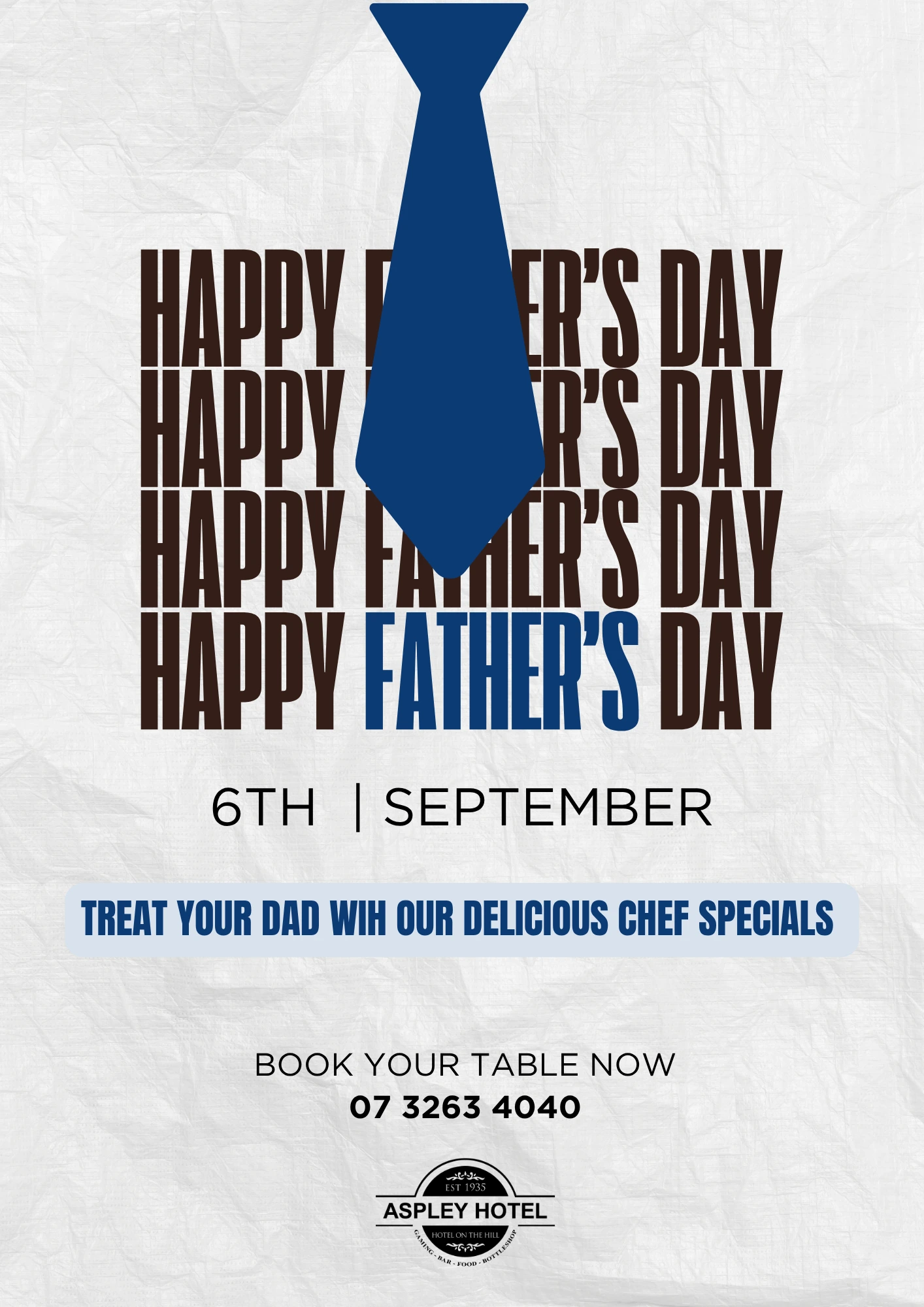 Father’s Day at Aspley Hotel