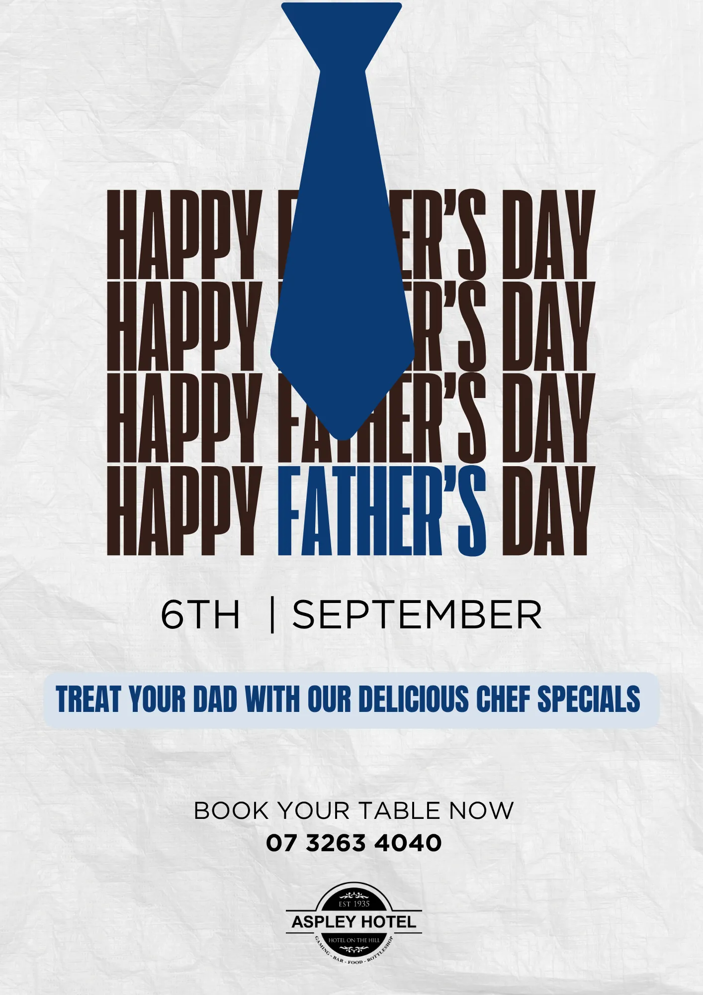 Father’s Day at Aspley Hotel
